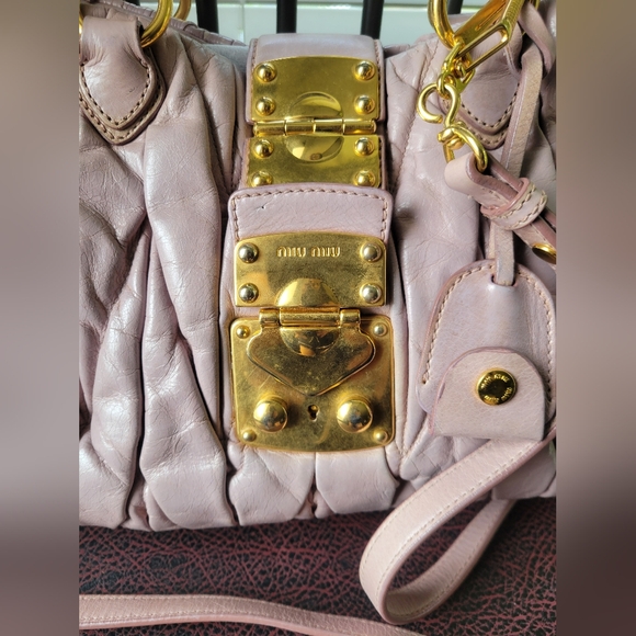 Miu Miu 2 Way Handbag & Crossbody Lilac - Picture 6 of 11
